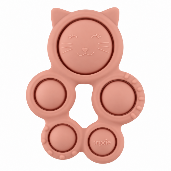 Силиконова сензорна играчка Pop It Trixie – Коте (Mrs. Cat)