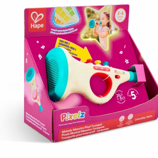 Интерактивна играчка: Pixelz, Маестро тромпет - Hape