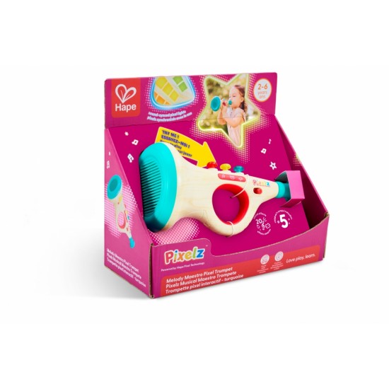 Интерактивна играчка: Pixelz, Маестро тромпет - Hape
