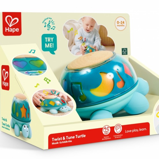 Интерактивна играчка, Музикална костенурка - Hape