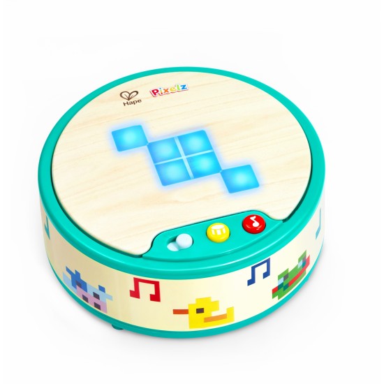 Интерактивна играчка: Pixelz, Сензорен барабан - Hape