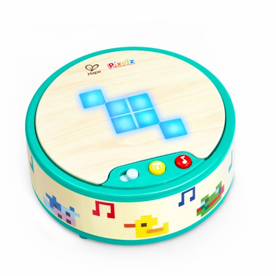 Интерактивна играчка: Pixelz, Сензорен барабан - Hape